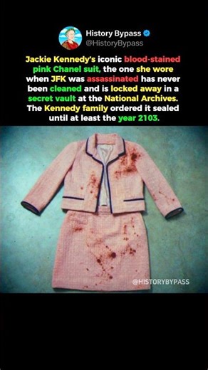 Where is Jackie Kennedy’s Blood-Stained Pink Suit? #shorts