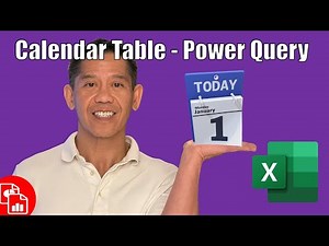 Create a Calendar Table From Date to Today