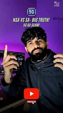 Your Phone Has FAKE 5G? SA vs NSA Reality! #airtel5g #jio #techexplained #trending