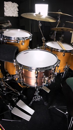 Siros | Drum Videos | Lessons on Instagram: "Where the magic happens... 😏🥁 Comment 'GEAR' and I'll send you a list of EVERYTHING I USE in my studio! Cymbals, heads, mics, PC stuff, every single thing. 💪"