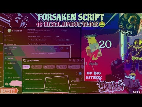 Forsaken script *NO KEY* - Auto Block, Auto Generators, Auto Win, Infinite Stamina & More!