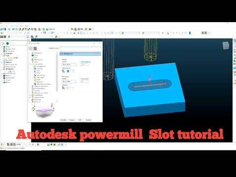 Autodesk powermill 2017 2D slot Tutorial | 2D Pattern program tutorial Hindi
