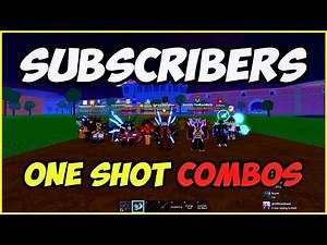 Blox Fruits RANKING Subscribers Best Skilled One Shot Combos