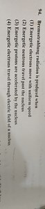 Bremsstrahlung radiation is produced when(1) Energetic electro... | Filo