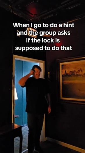 When I go to do a hint, and the group asks if the lock is supposed to do that. #CaptiveEscapeRooms #MyrtleBeach #MyrtleBeachSC #MyrtleBeachEvents #EscapeRoomMyrtleBeach #EscapeRoomUSA #SouthCarolinaFun #ThingsToDoMyrtleBeach #PuzzleGame #TeamChallenge #GroupFun #FamilyFun #DateNightIdeas #HolidaySeason #HolidayFun #FestiveVibes #ChristmasFun #WinterFun #DecemberMagic #MerryAndBright | Captive Escape Rooms Myrtle Beach