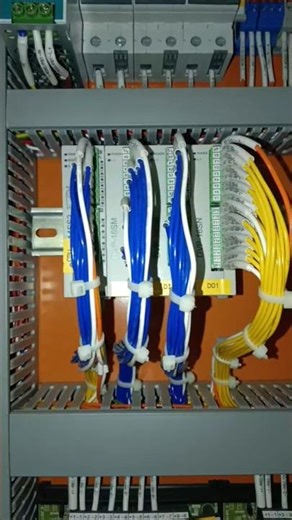 PLC ka incoming power SMPS #shortsvideo #electrical #electrician #electricalcontrolpanel