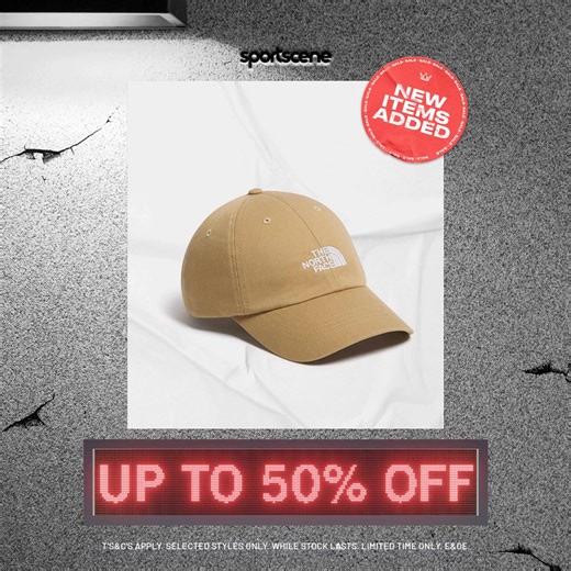 🚨Our biggest sale, now even bigger with new items added🚨 Take UP TO 50% off selected clothing & accessories in all sportscene stores, Bash mobi app & online: https://bit.ly/3BOeSNV Discount applied on original prices. Available while stocks last. Ts & Cs Apply. E&OE | sportscene