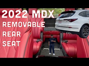 How to Remove the 2nd Row Center Seat on Your 2022 Acura MDX!