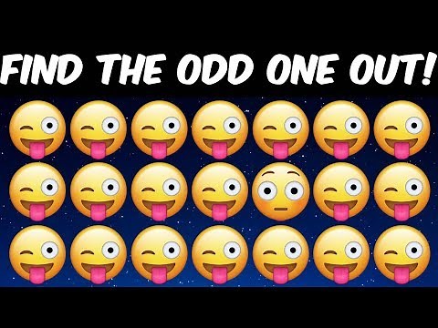 Can You Find the Odd One Out in These Pictures? Odd one out brain teaser riddles