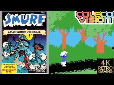 Smurf - Rescue in Gargamel's Castle Colecovision 4k Gameplay