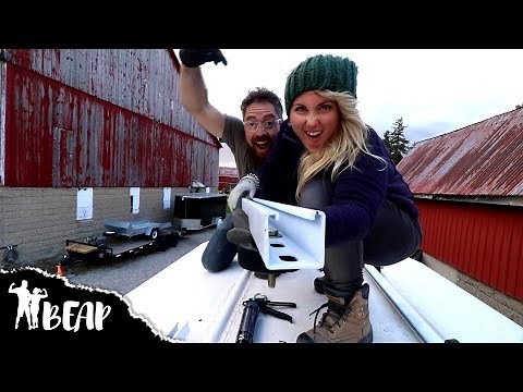 Clever Yet Simple DIY Roof Rack Mounts Using Unistrut Channel Skoolie Conversion