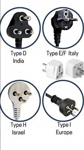 Types of Electrical Plugs Used Around the World#repair #electronic #electrical