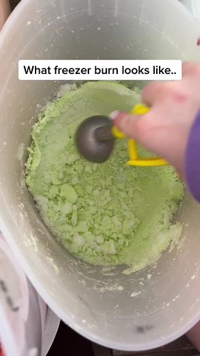 What freezer burn looks like !!! | Freezer Burn