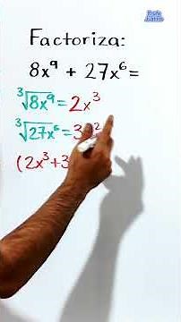Factoring the sum of cubes
