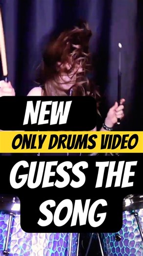 GUESS THE SONG!!!! New ONLY DRUMS video out now!