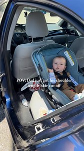 449K views · 11K reactions | Now who told dada that he could become a completely different man without Timmy’s permission?! 藍 #babies #funny #funnybabies #cutebabies #dad #husband #haircut #funnybaby #adorable #babyboy | Elle Miller | Facebook