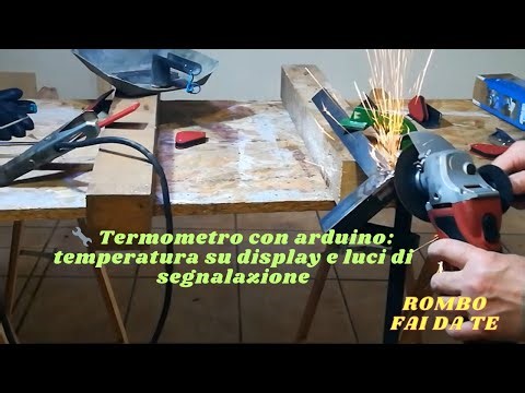 Termometro con arduino: temperatura su display e luci di segnalazione