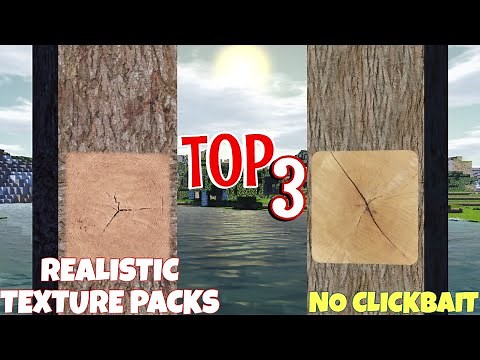 BEST 3 ULTRA Realistic Texture Packs for Minecraft PE 1.16+ (512x512 High Resolution)
