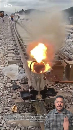 The Most Extreme Welding on Earth: Thermite Reaction in Action! #shortsfeed #shorts #trending