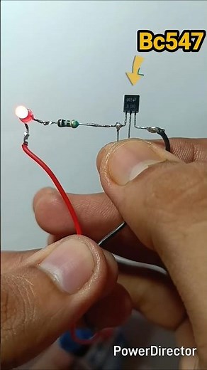 Simple Touch Sensor Using Bc547 🤯|Bc547 Transistor Magic Experiment #bc547 #circuit #scienceproject
