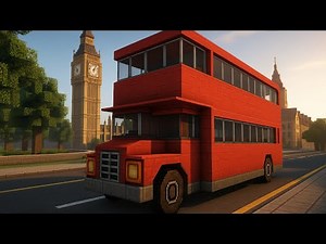 🇬🇧 Minecraft Englischer Doppeldecker Bus Tutorial – Schritt für Schritt Bauen!