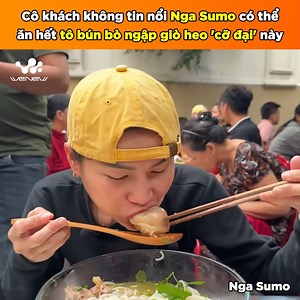 339K views · 2.9K reactions | Cả quán tròn mắt nhìn tô bún bò của Nga Sumo ------ Nguồn: Nga Sumo Bản quyền được bảo vệ và quản lý bởi WeNew #WeNew #Loluyenphim #wenew #ngasumo #NSM #NWT #mukbang | WeNew Network | Facebook