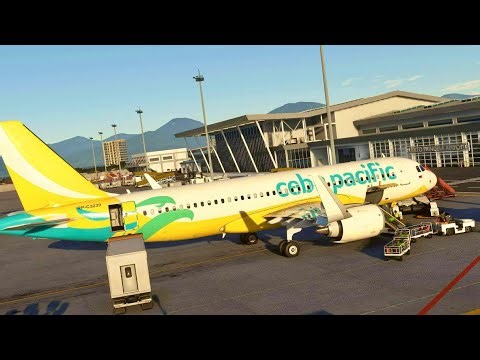 MSFS | Sunrise flight from Manila to Puerto Princesa | A320 NEO