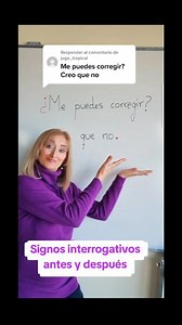 Coloca signos interrogativos antes y después en una pregunta. #ortografia #signosdepuntuación #morfología #PAU #spanishteacher | Tuprofesoradelengua