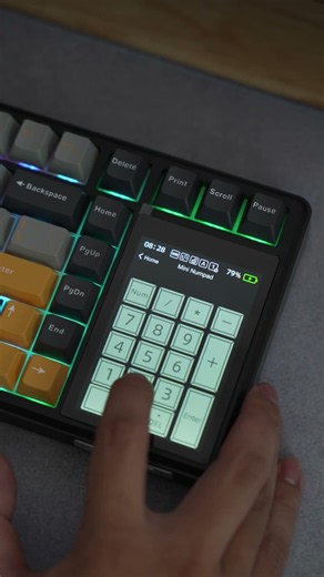 Aula L99 - Bàn phím có màn hình cảm ứng siêu to #keyboard #unboxing