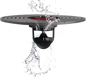 Shower Floor Drain Backflow Preventer Large Caliber Variable Diameter Sealing Gasket One Way Drain Valve Fast Drainage Shower Plug Insert Drain Plug，Suitable for Caliber 1.46"-3.9"