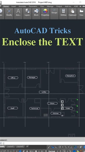 AutoCAD Tips | AutoCAD MEP | HVAC Drafting | #autocad #autocadtricks #tutorial