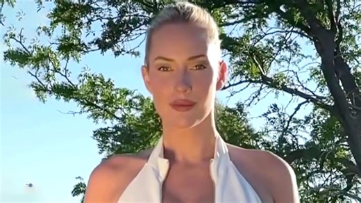 Paige Spiranac takes shot in slow-motion as fans gasp 'breathtakingly beautiful'