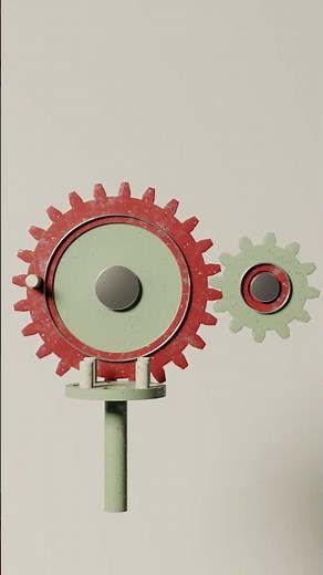 Mechanical Odometer #animation #mechanism