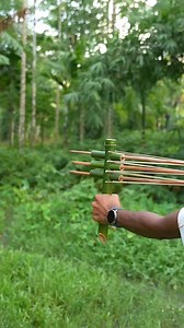 7.4K views · 70 reactions | DIY bow triple kills #DIYbow #bowandarrow #shootingsports #DIYslingshot #DIYcrossbow #fypreels | Compound Slingshot Bow | Facebook