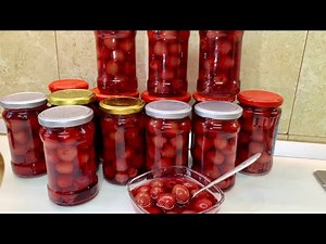 Compot de CIREȘE | Cea mai simpla metoda pe care o folosesc de ani de zile la compoturi