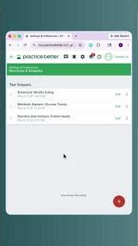 How To Create a Snippet in Practice Better