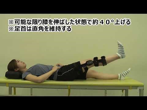 Anterior Cruciate Ligament Reconstruction Pre- and Post-Operative Rehabilitation Program