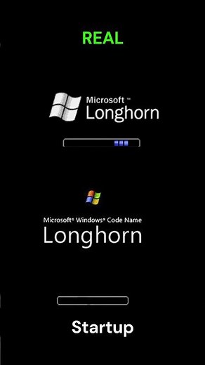 Windows Longhorn/Vista (Build 3683-4089) fake and real startup and shutdown sounds