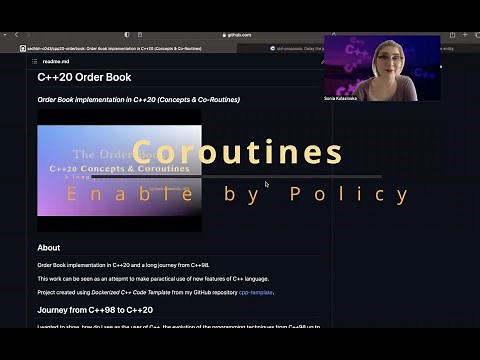 C++20 Coroutine Policy (The Order Book)