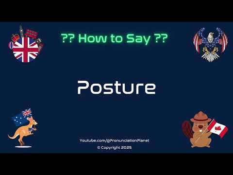 🧘‍♂️📏 How to Pronounce Posture? (CORRECTLY) | Pronunciation Planet