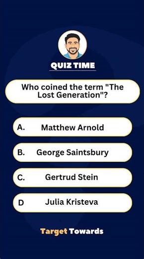 Who Coined the Term "The Lost Generation"? | Literature Quiz Shorts