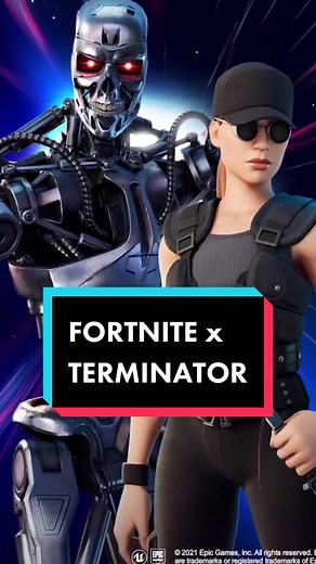FORTNITE x TERMINATOR Crossover | T-800 and Sarah Conner join the HUNT