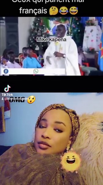 1.9K views · 53 reactions | Quand les pasteurs prient mal en francais. MRD 藍藍藍藍 façon Abbé oyo asukisaka ngai nooon | Patience SG Officiel | Facebook