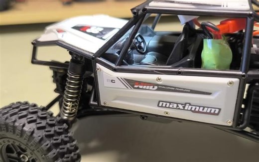 方向盘联动教程 包教包会 JJRC c8808小岩羚攀爬车改装diy Axial UTB18 CAPRA小山羊平替 RC模型遥控车 越野