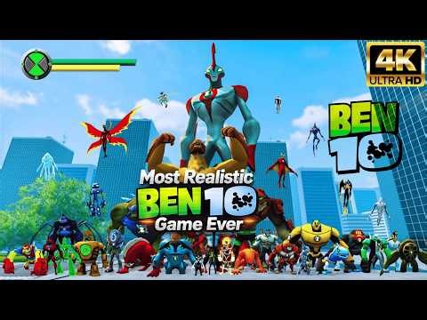 The Most Realistic BEN 10 Game Ever 🔥Awesome Gameplay in 4K Ultra HD