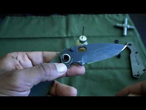 Strider Knives reassembly, adjustment, and lubrication
