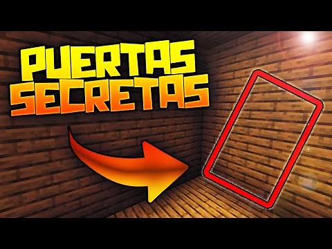 2 PUERTAS SECRETAS para Minecraft 1.16 (PUERTAS OCULTAS) - Tutorial