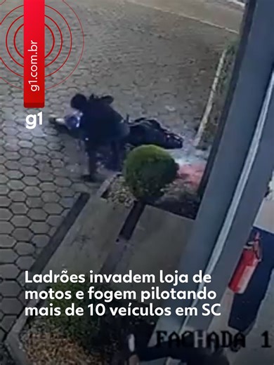Assalto em Itajaí: Ladrões de moto em ação rápida