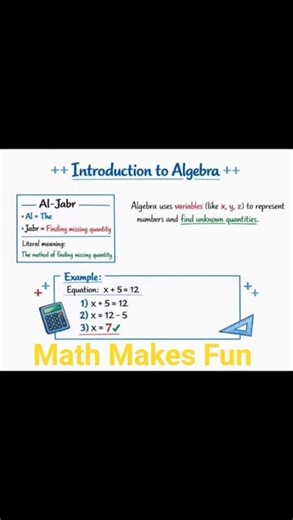 Introduction to Algebra | Math Makes Fun