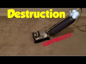 How to destroy a Sanitaire Vacuum.
